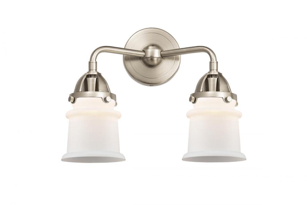 Canton - 2 Light - 13 inch - Brushed Satin Nickel - Bath Vanity Light