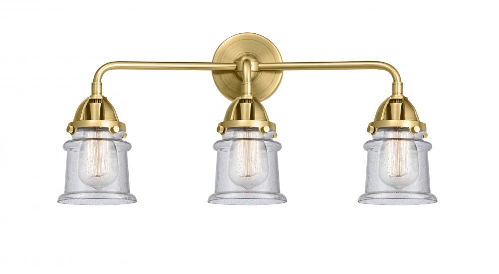 Canton - 3 Light - 23 inch - Satin Gold - Bath Vanity Light