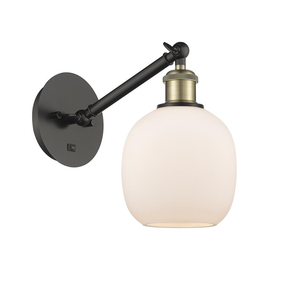 Belfast - 1 Light - 6 inch - Black Antique Brass - Sconce