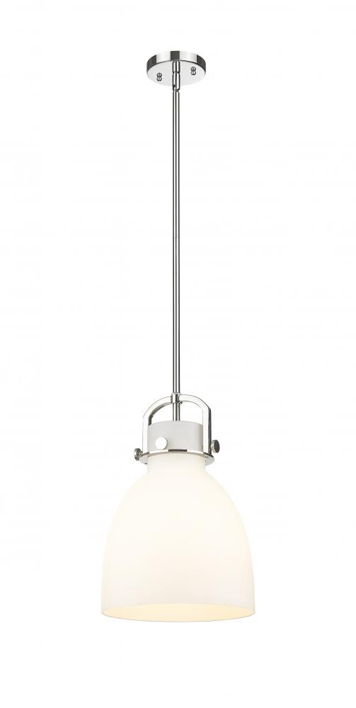 Newton Bell - 1 Light - 10 inch - Polished Nickel - Mini Pendant