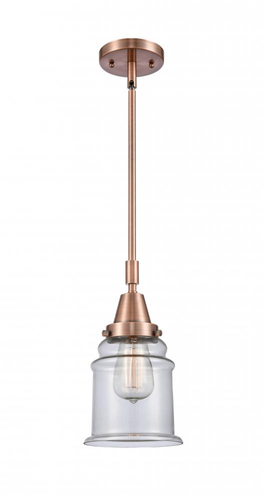 Canton - 1 Light - 7 inch - Antique Copper - Mini Pendant