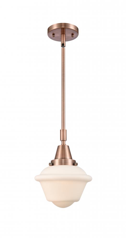 Oxford - 1 Light - 8 inch - Antique Copper - Mini Pendant