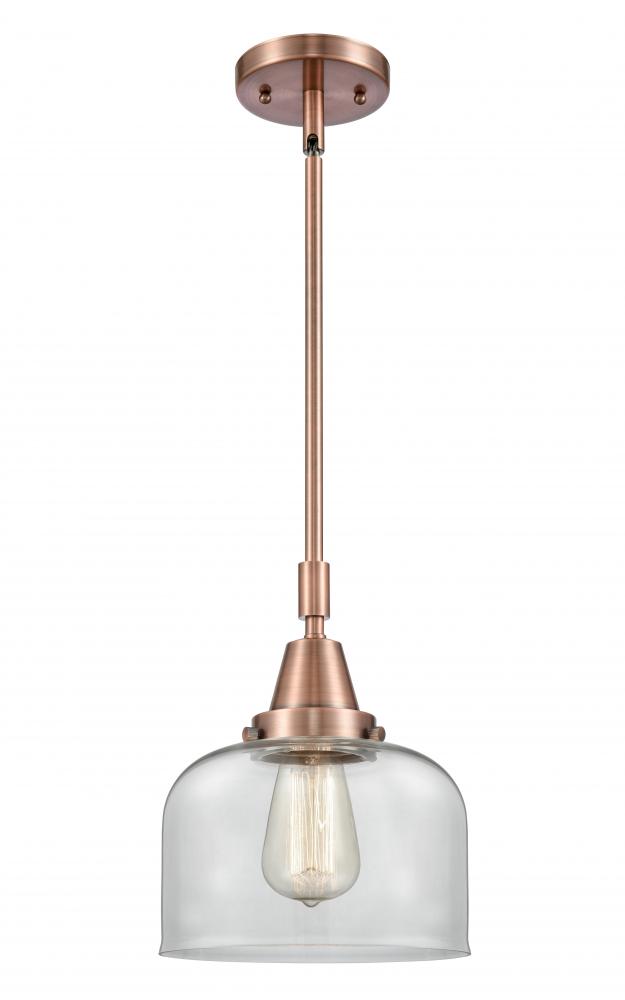 Bell - 1 Light - 8 inch - Antique Copper - Mini Pendant