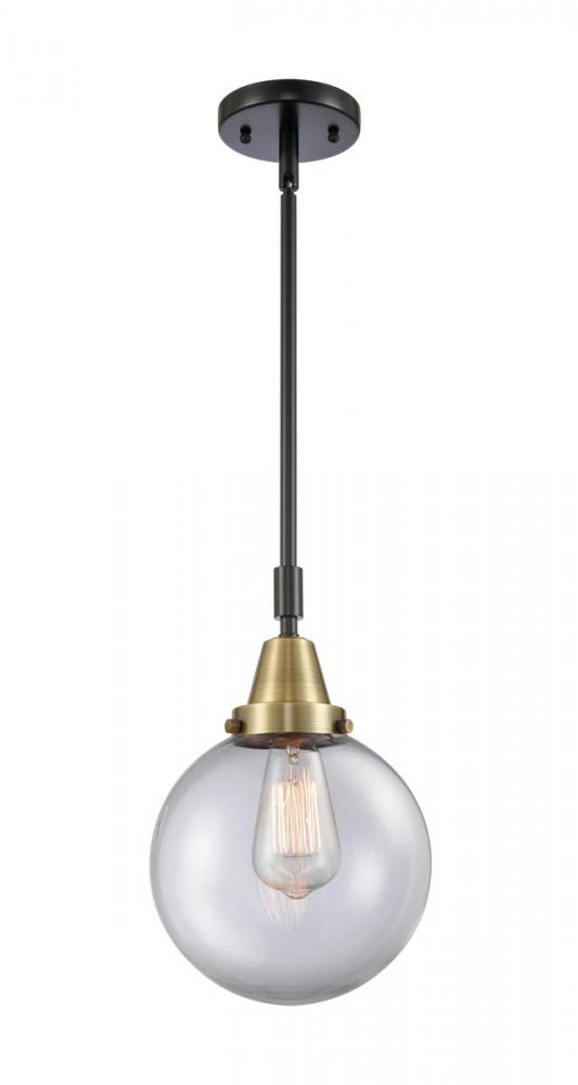 Beacon - 1 Light - 8 inch - Black Antique Brass - Mini Pendant