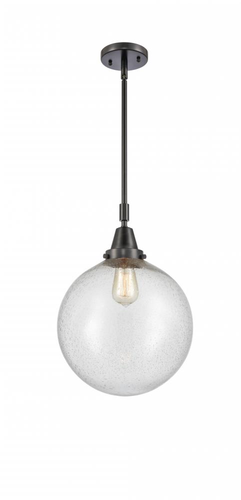 Beacon - 1 Light - 12 inch - Matte Black - Mini Pendant