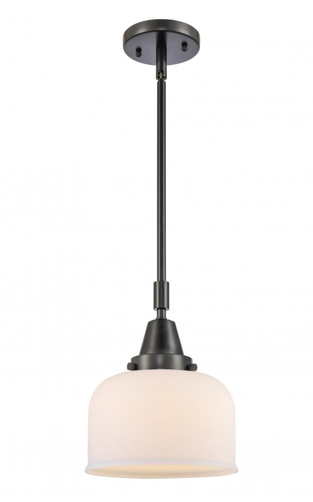 Bell - 1 Light - 8 inch - Matte Black - Mini Pendant