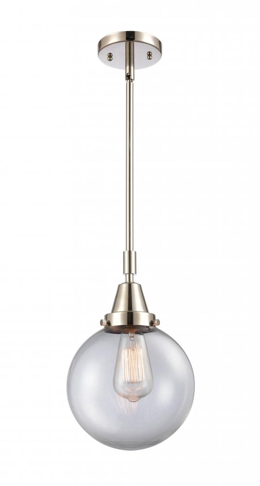 Beacon - 1 Light - 8 inch - Polished Nickel - Mini Pendant