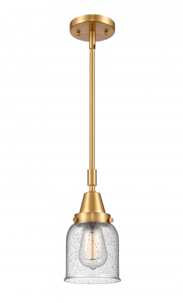 Bell - 1 Light - 5 inch - Satin Gold - Mini Pendant