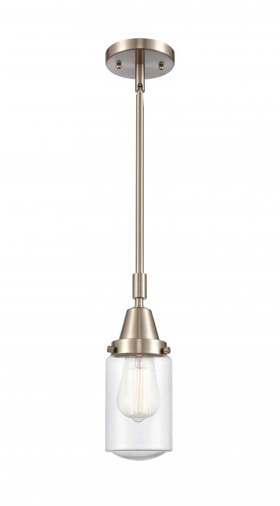 Dover - 1 Light - 5 inch - Brushed Satin Nickel - Mini Pendant