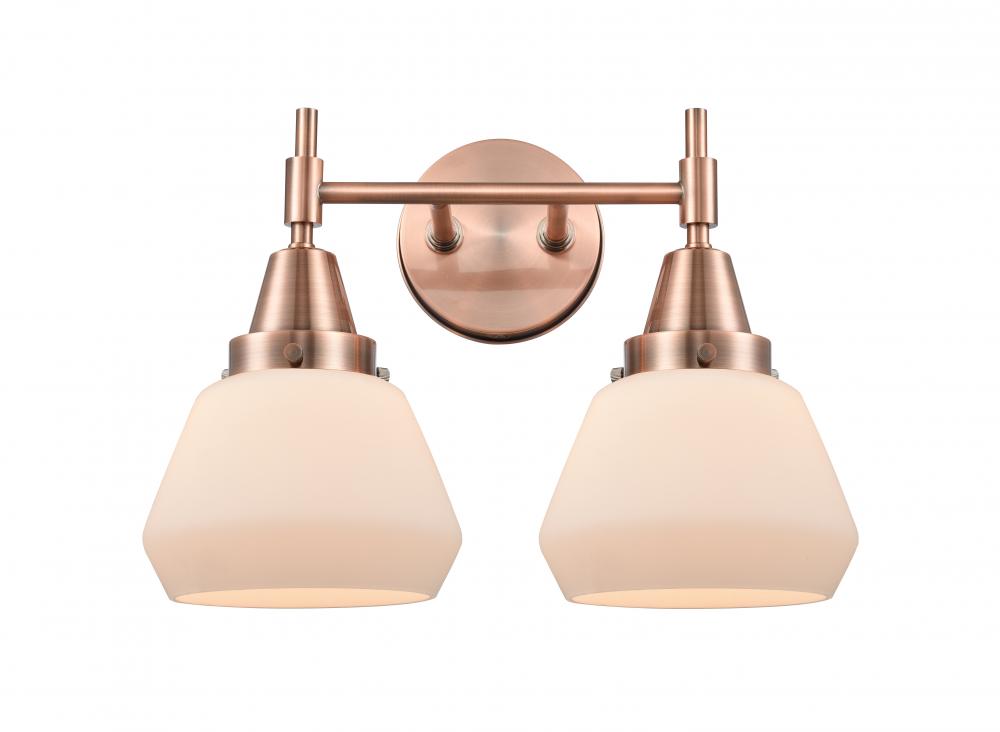 Fulton - 2 Light - 16 inch - Antique Copper - Bath Vanity Light