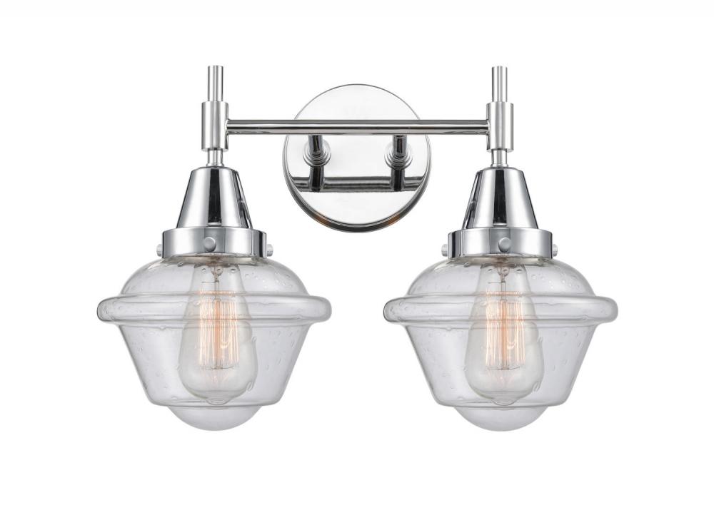 Oxford - 2 Light - 17 inch - Polished Chrome - Bath Vanity Light