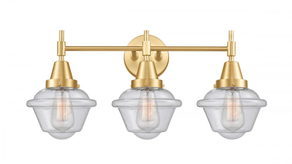 Oxford - 3 Light - 26 inch - Satin Gold - Bath Vanity Light