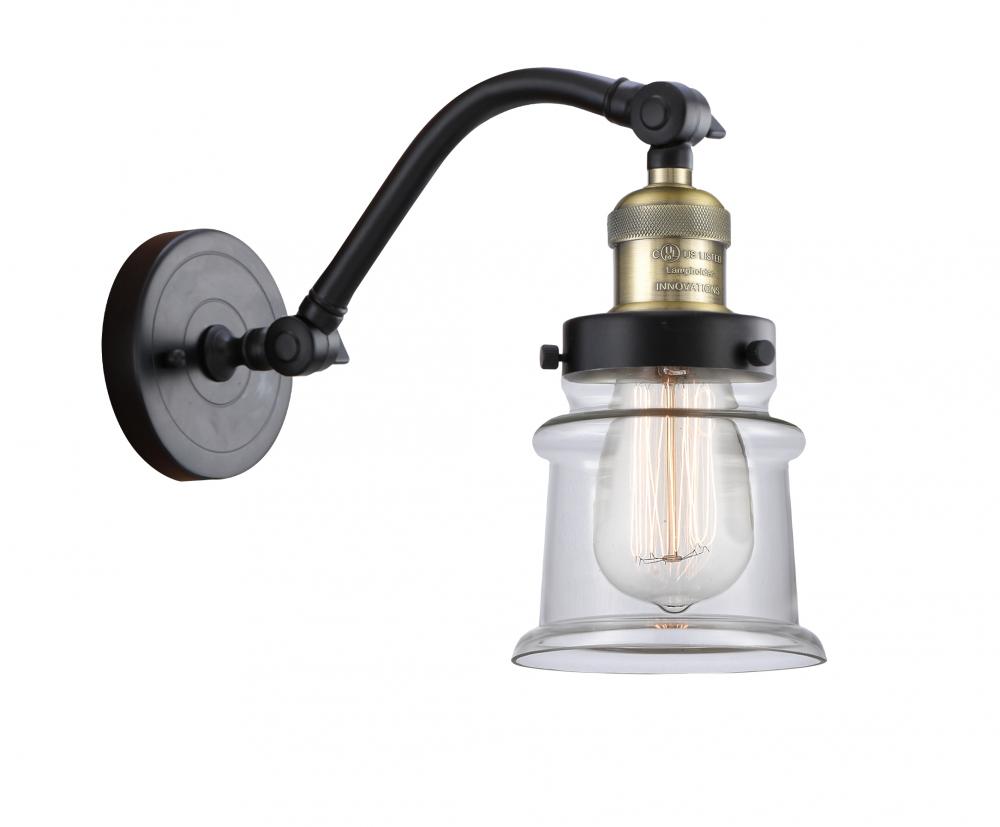 Canton - 1 Light - 7 inch - Black Antique Brass - Sconce