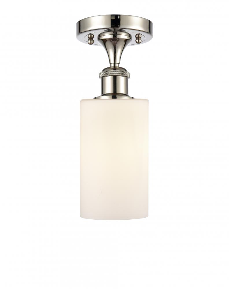 Clymer - 1 Light - 4 inch - Polished Nickel - Semi-Flush Mount