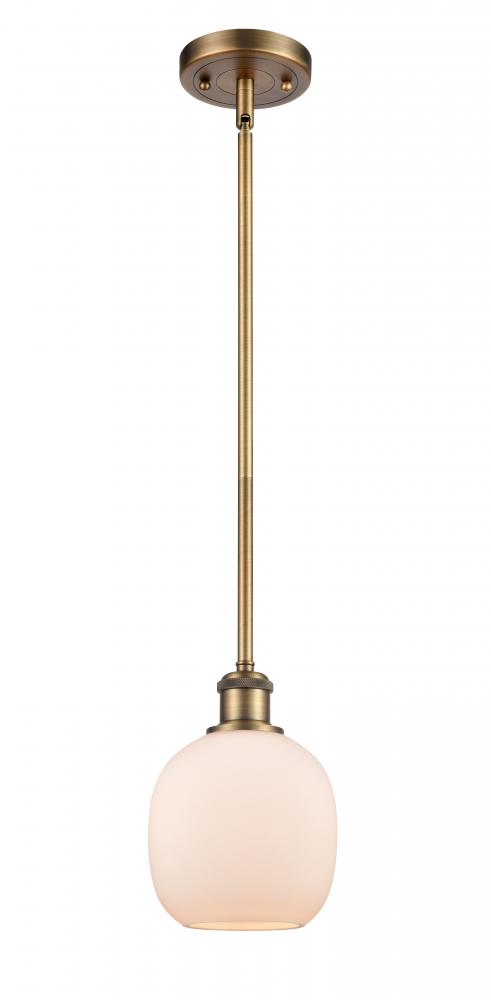 Belfast - 1 Light - 6 inch - Brushed Brass - Mini Pendant