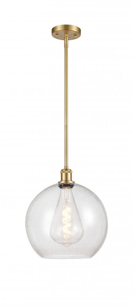 Athens - 1 Light - 12 inch - Satin Gold - Mini Pendant