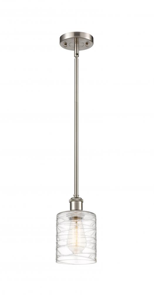 Cobbleskill - 1 Light - 5 inch - Brushed Satin Nickel - Mini Pendant