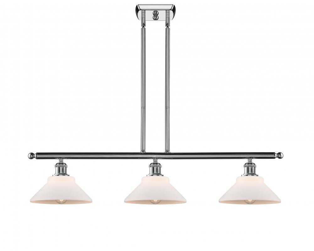 Orwell - 3 Light - 36 inch - Polished Chrome - Cord hung - Island Light