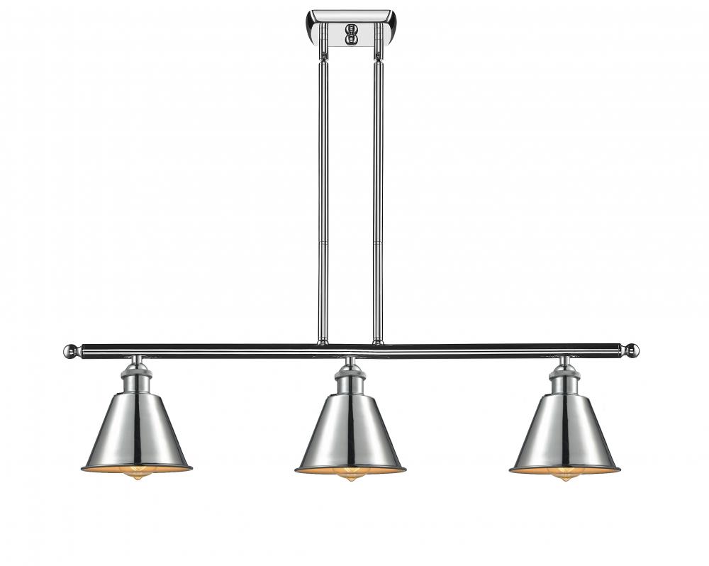 Smithfield - 3 Light - 36 inch - Polished Chrome - Cord hung - Island Light