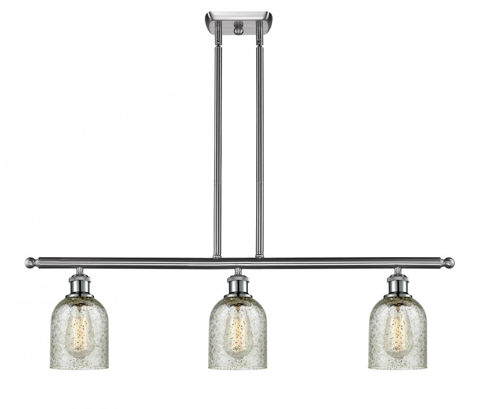 Caledonia - 3 Light - 36 inch - Brushed Satin Nickel - Cord hung - Island Light