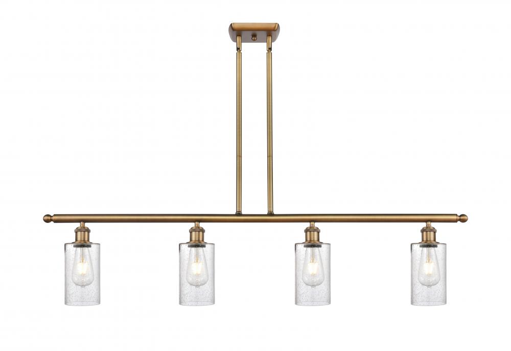 Clymer - 4 Light - 48 inch - Brushed Brass - Cord hung - Island Light