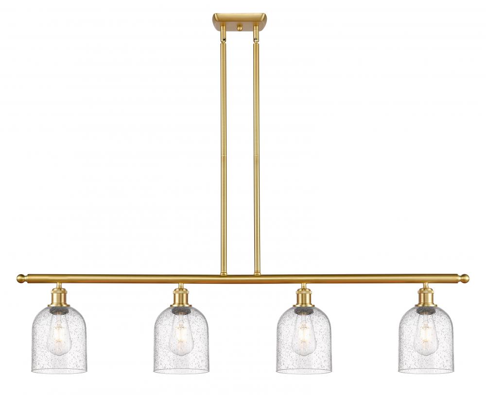 Bella - 4 Light - 48 inch - Satin Gold - Cord hung - Island Light