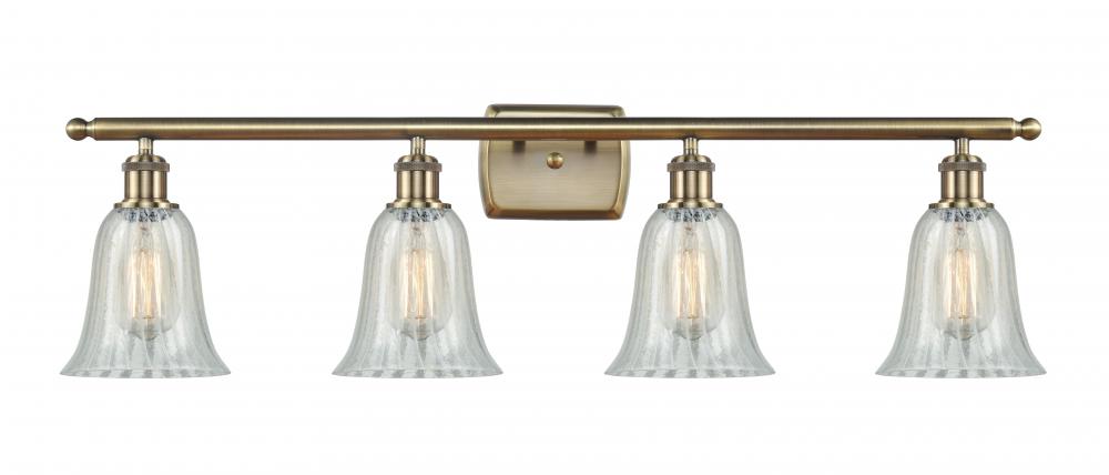 Hanover - 4 Light - 36 inch - Antique Brass - Bath Vanity Light