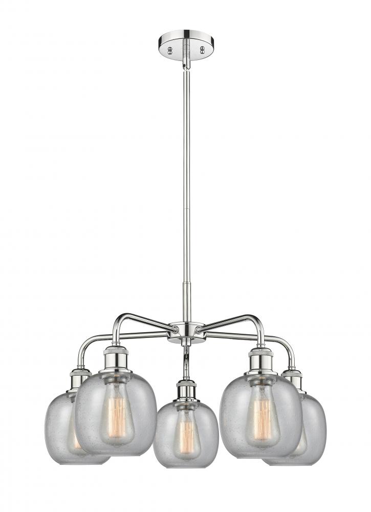 Belfast - 5 Light - 24 inch - Polished Chrome - Chandelier