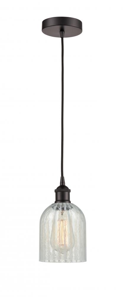 Caledonia - 1 Light - 5 inch - Oil Rubbed Bronze - Cord hung - Mini Pendant