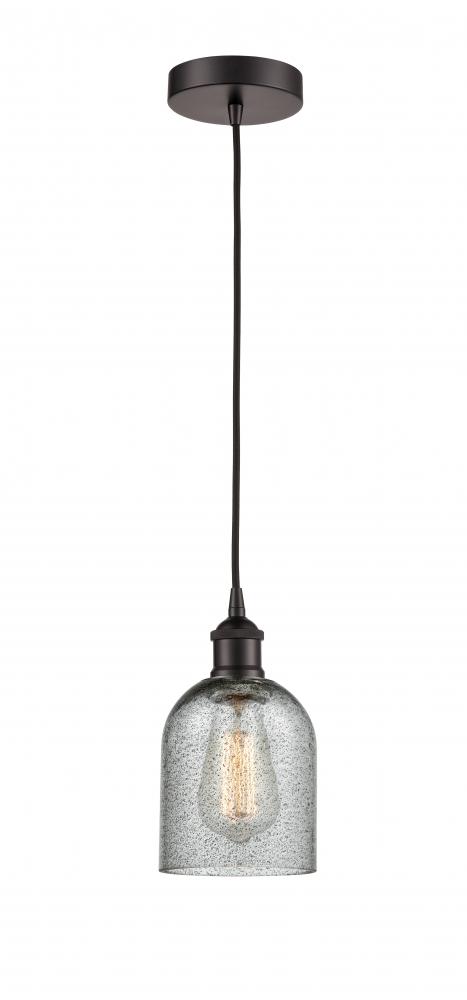 Caledonia - 1 Light - 5 inch - Oil Rubbed Bronze - Cord hung - Mini Pendant