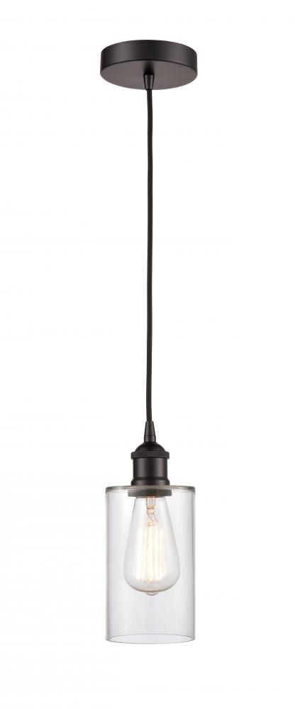 Clymer - 1 Light - 4 inch - Oil Rubbed Bronze - Cord hung - Mini Pendant