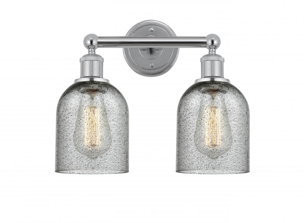 Caledonia - 2 Light - 14 inch - Polished Chrome - Bath Vanity Light