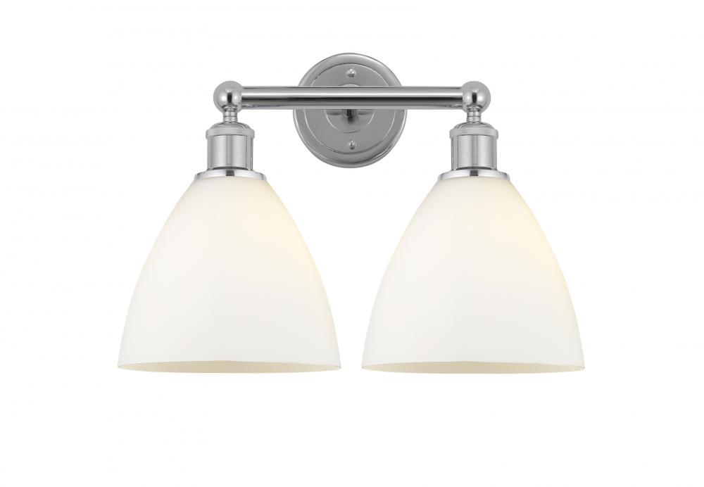 Bristol - 2 Light - 17 inch - Polished Chrome - Bath Vanity Light