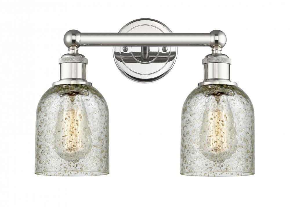 Caledonia - 2 Light - 14 inch - Polished Nickel - Bath Vanity Light