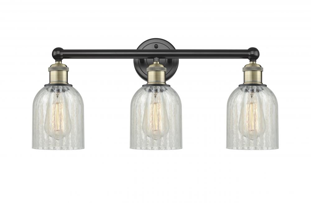 Caledonia - 3 Light - 23 inch - Black Antique Brass - Bath Vanity Light