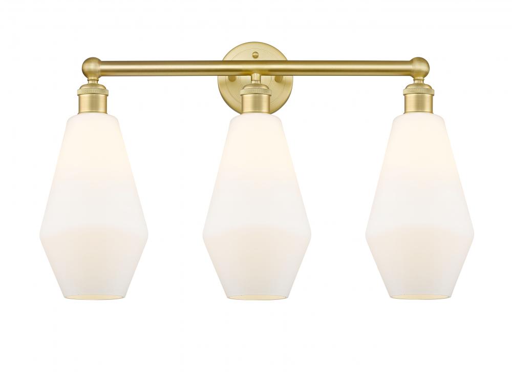 Cindyrella - 3 Light - 25 inch - Satin Gold - Bath Vanity Light