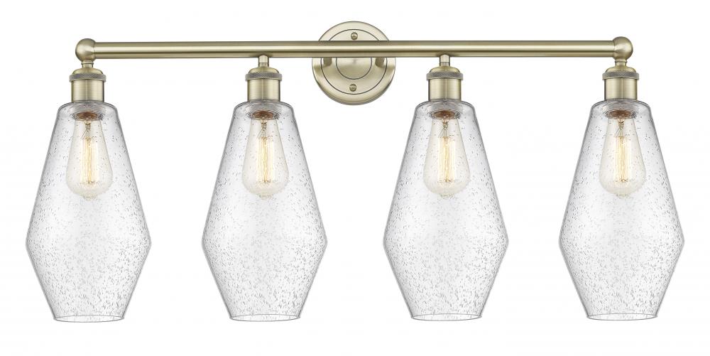 Cindyrella - 4 Light - 34 inch - Antique Brass - Bath Vanity Light