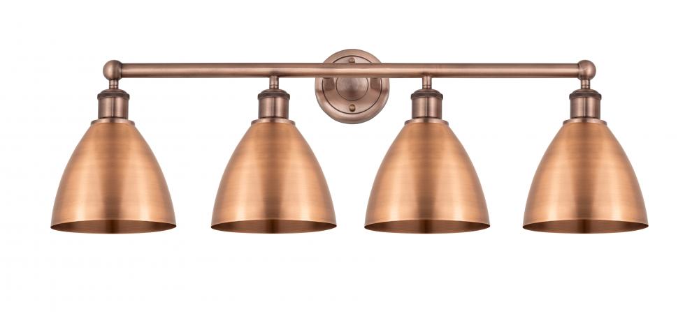 Bristol - 4 Light - 35 inch - Antique Copper - Bath Vanity Light