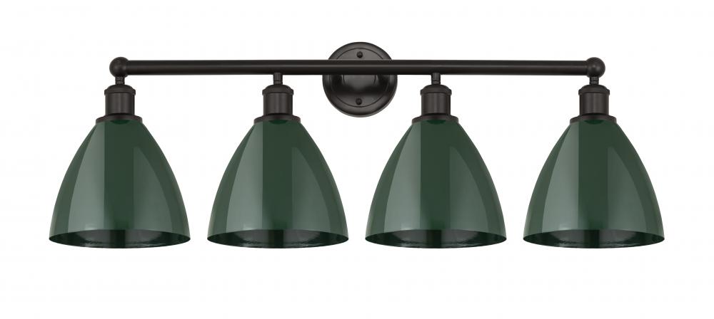 Plymouth - 4 Light - 35 inch - Oil Rubbed Bronze - Bath Vanity Light