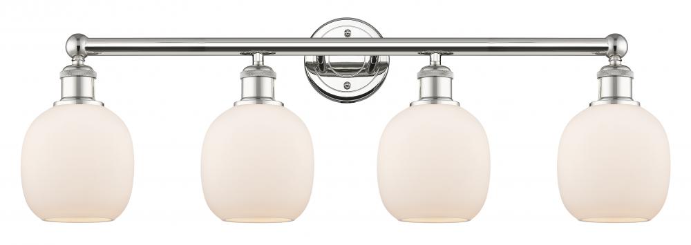 Belfast - 4 Light - 33 inch - Polished Nickel - Bath Vanity Light