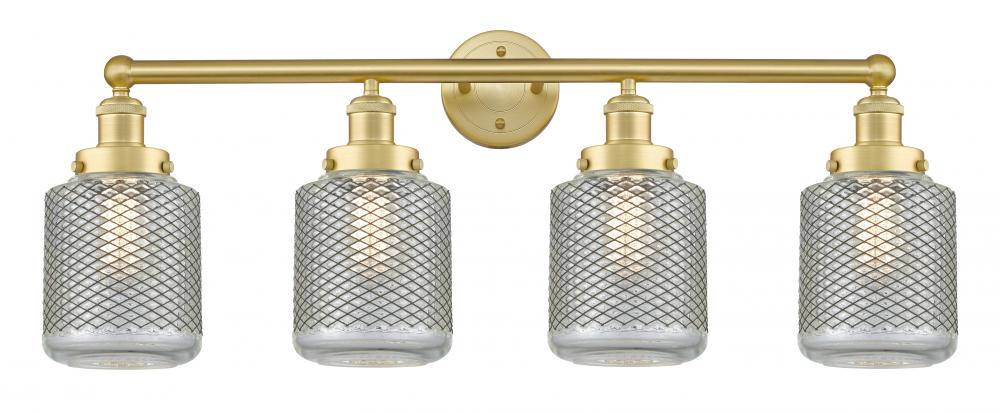 Stanton - 4 Light - 33 inch - Satin Gold - Bath Vanity Light