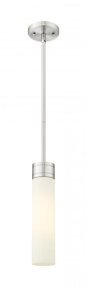 Boreas - 1 Light - 3 inch - Satin Nickel - Stem Hung - Mini Pendant