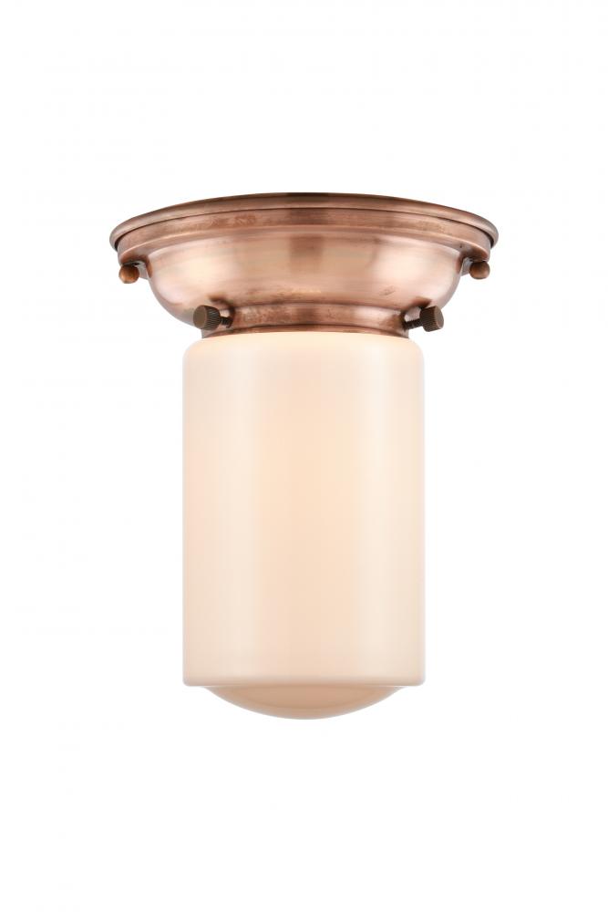 Dover - 1 Light - 6 inch - Antique Copper - Flush Mount