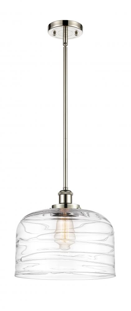 Bell - 1 Light - 12 inch - Polished Nickel - Mini Pendant