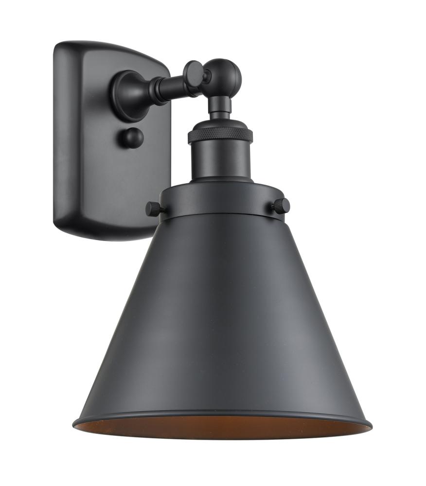 Appalachian - 1 Light - 7 inch - Matte Black - Sconce