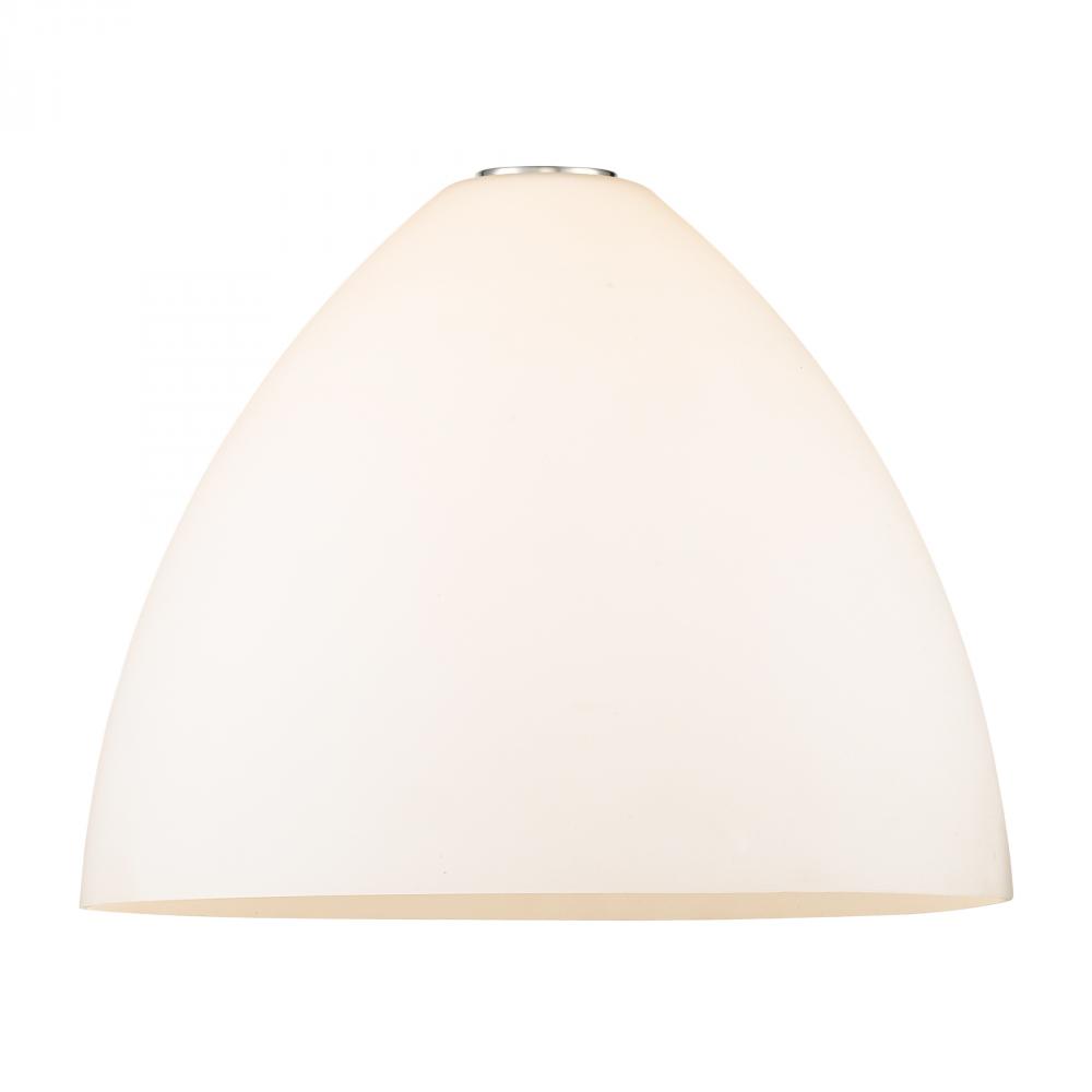 Bristol Glass Light 16 inch Matte White Glass