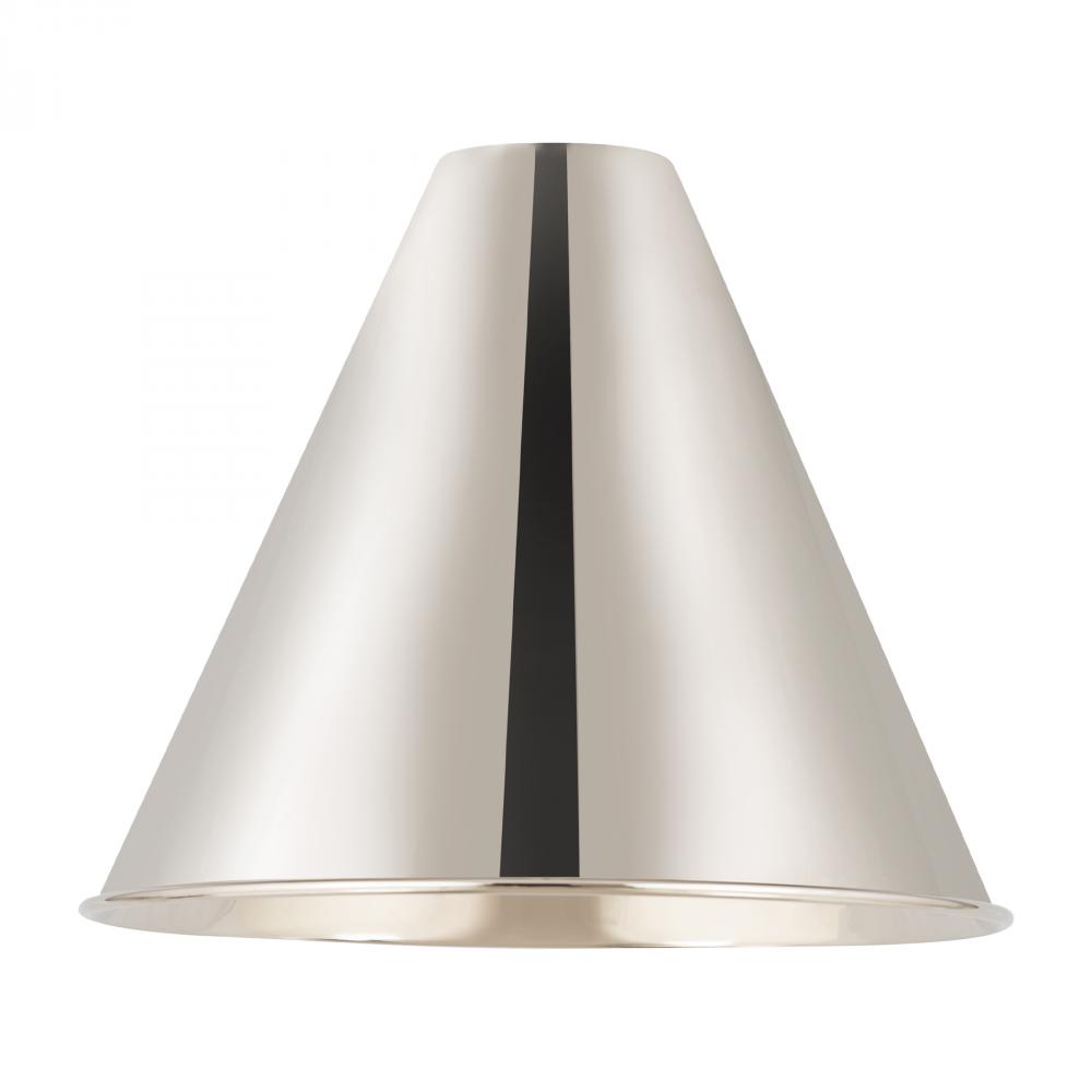 Berkshire Light 16 inch Polished Nickel Metal Shade