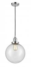 Innovations Lighting 201C-PC-G204-10 - Beacon - 1 Light - 10 inch - Polished Chrome - Cord hung - Mini Pendant