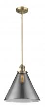 Innovations Lighting 201S-BB-G43-L - Cone - 1 Light - 12 inch - Brushed Brass - Stem Hung - Mini Pendant