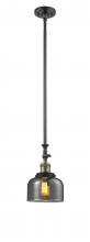 Innovations Lighting 206-BAB-G73 - Bell - 1 Light - 8 inch - Black Antique Brass - Stem Hung - Mini Pendant